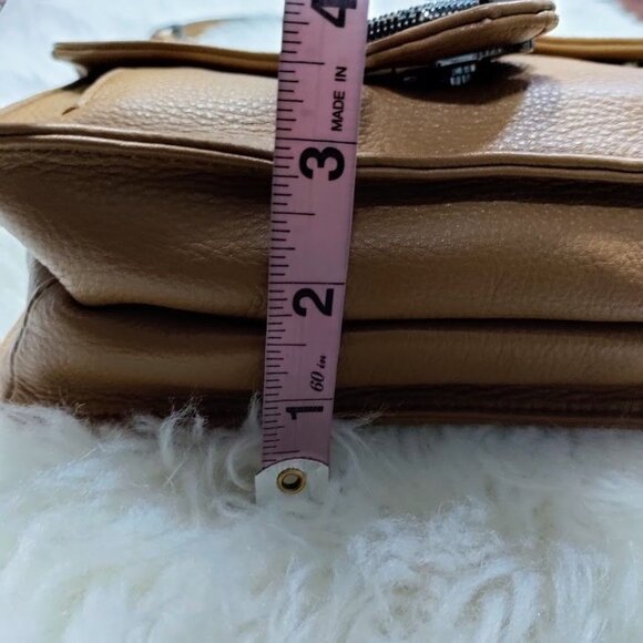 Aimee Kestenberg Lovers Lane Heart Convertible Leather Shoulder Crossbody Bag - Picture 15 of 16